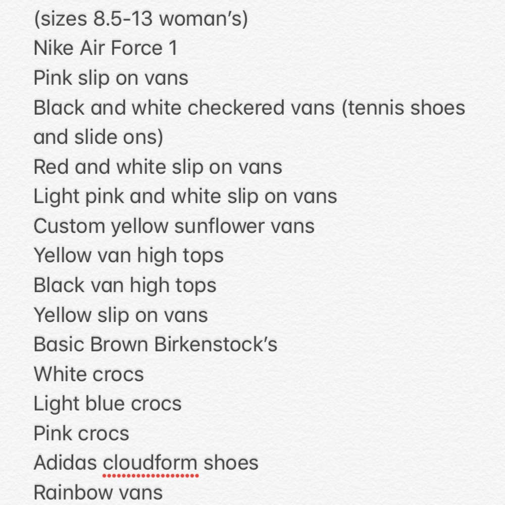 Sos list